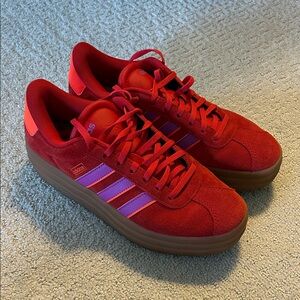 Adidas Women's VL Court Bold Platform Sneaker Sz 8